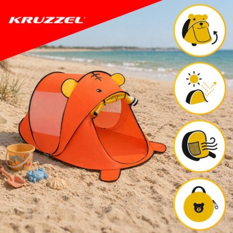 Namiot plażowy dla dzieci - niedźwiadek Kruzzel