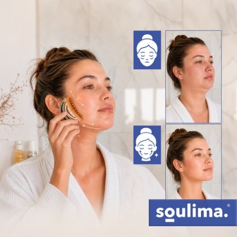 Szczotka do masażu twarzy/szyi na sucho Soulima