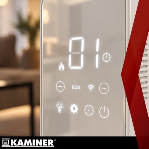 Grzejnik elektryczny olejowy- biały Kaminer Arvell