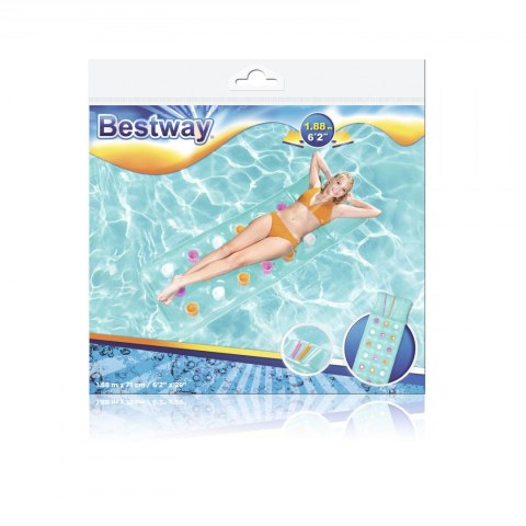 Bestway 43014 Dmuchany materac plażowy Miętowy 1.88m x 71cm